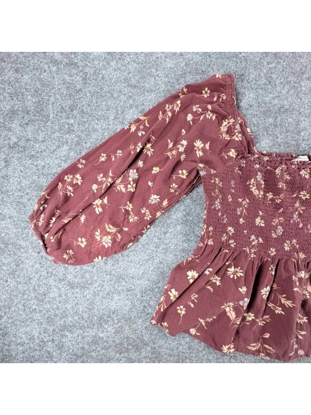 Madewell lucie peplum